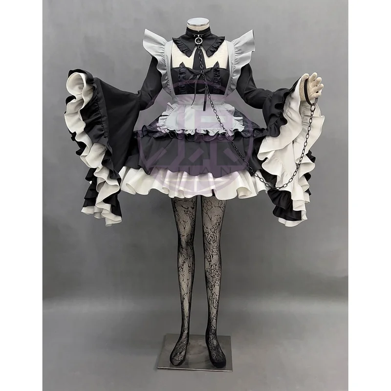 AliExpress - Anime My Dress-Up Darling Kitagawa Marin Cosplay Kostüme Frauen Schwarze Kleider Maid Kostüm Halloween Karneval Party Anzug