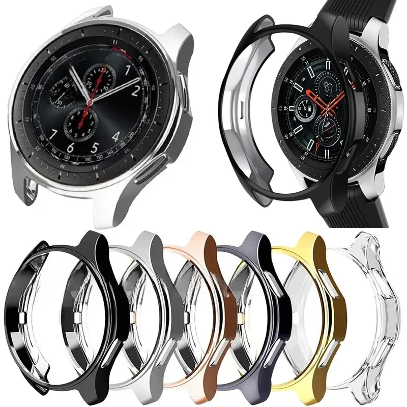 AliExpress - Coque pour Samsung Galaxy Watch 46mm 42mm, étui de protection d'écran plaqué TPU, pare-chocs S3 42/46mm Gear S3 Frontier