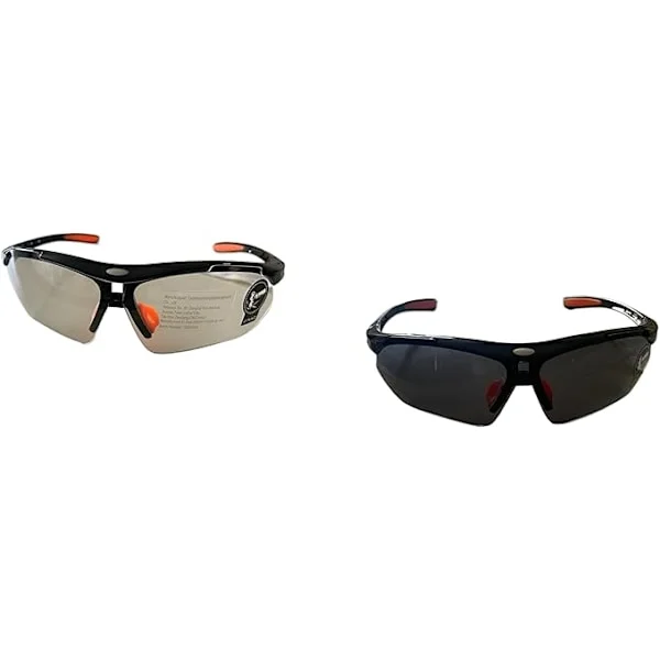 2 Pairs Safety Glasses - Protective Eyewear for DIY Projects, Construction, Woodworking, Cycling, UV Eye Protection, Anti-Scratch