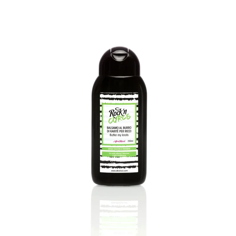 AFRORICCI Rock' n Curls Balsamo per Capelli Ricci - Butter My Knots 250ml - Balsamo Ricci Definiti Capelli