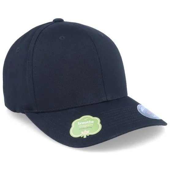 Flexfit - Sort flexfit Kasket - Organic Black Stretch Fit @ Hatstore
