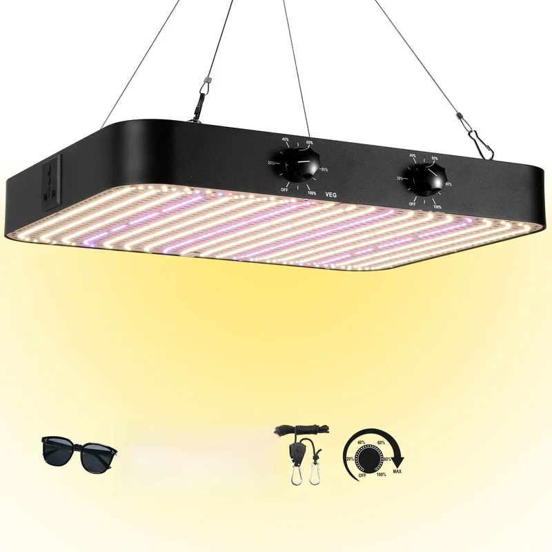AliExpress - 1200 W/2000 W LED plante lampe Double Dimmable VEG Bloom Double Mode LED élèvent la lampe plante lampe spectre complet élèvent des 