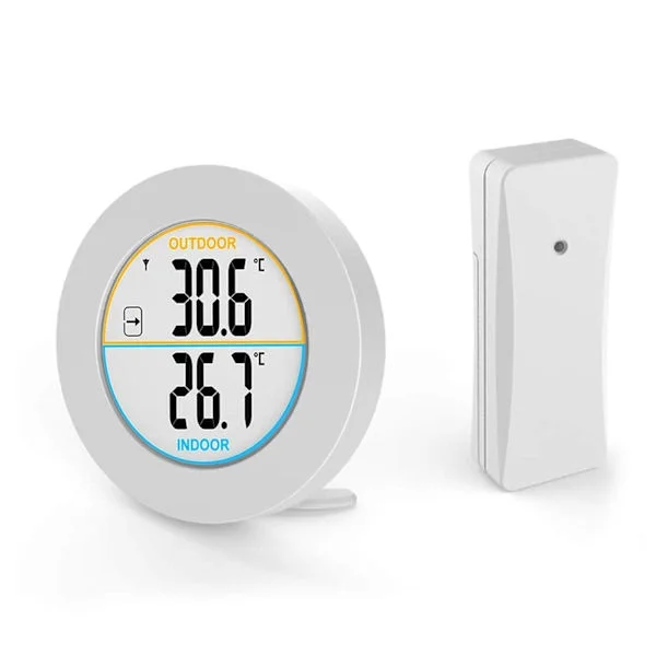 Indoor and Outdoor Thermometer, Digital Wireless Thermometer with -FX-