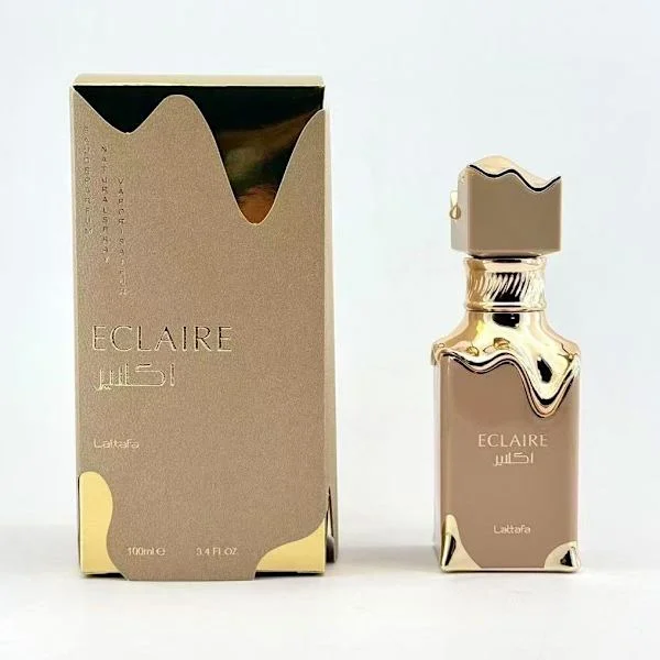 [KK]Eclaire EDP 100ml - Lattafa, a high-quality chocolate gourmand fragrance, sweet and charming, suitable for women.