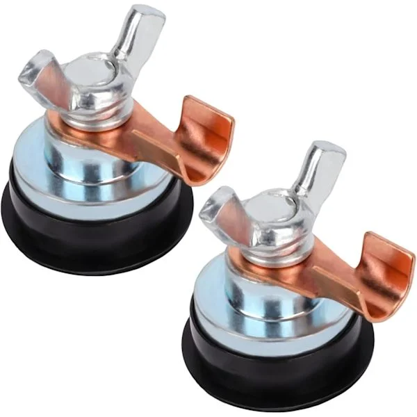2 st magnetisk jordklämma för svetsning, justerbar magnetisk svetsstödklämma, multifunktionellt fäste, sugsvetsningstillbehör för metall