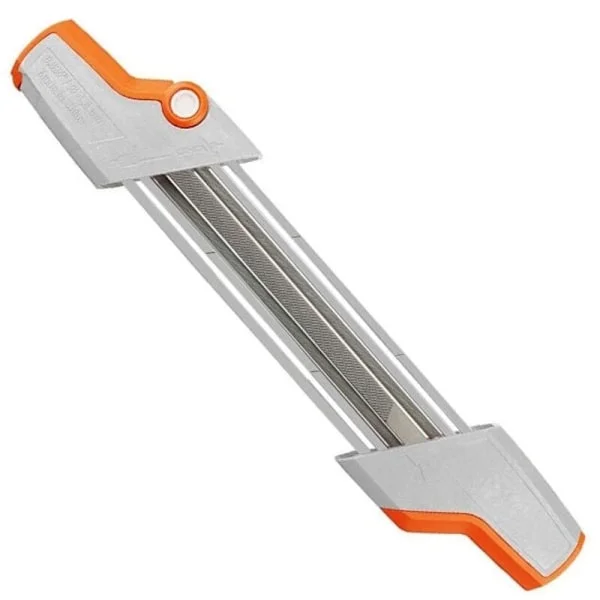 2-in-1 Chainsaw Chain File Holder 0.325 4.8 mm - White
