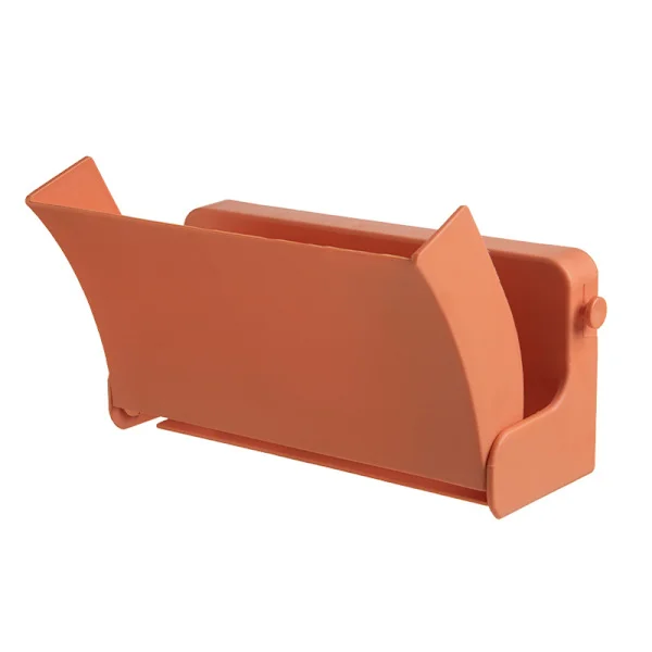 Grå + oransje, 2-delt skohylle Fellbar vegg hylle - skooppbevaring 22.5 * 10.5 6.5 cm Fellbar vegg hylle, ingen boring, jakke- og hallhylle, spa