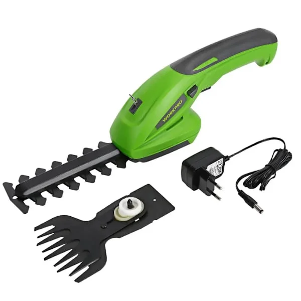 2-i-1 Elektrisk Trimmer 7.2V Litiumjon Batteridriven Häcktrimmer Batteridriven Grästrimmer Häck