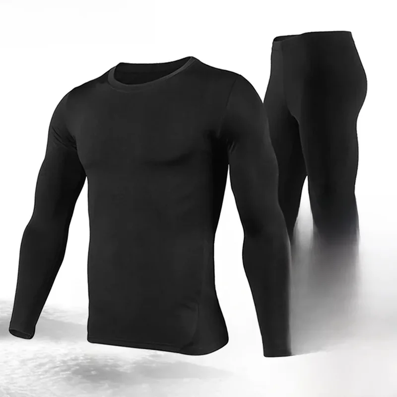 AliExpress - HEROBIKER ensemble de sous-vêtements thermiques doublés polaire pour hommes couche de Base de ski de moto hiver chaud longs Johns 