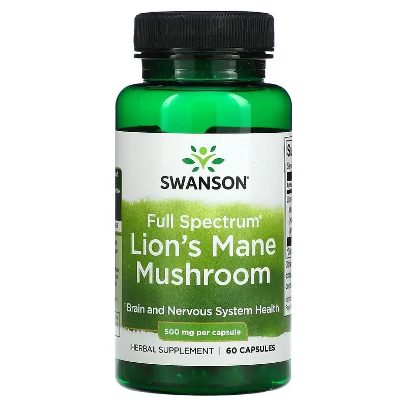 Lion's Mane Full Spectrum 500 mg – 60 vegkapsler