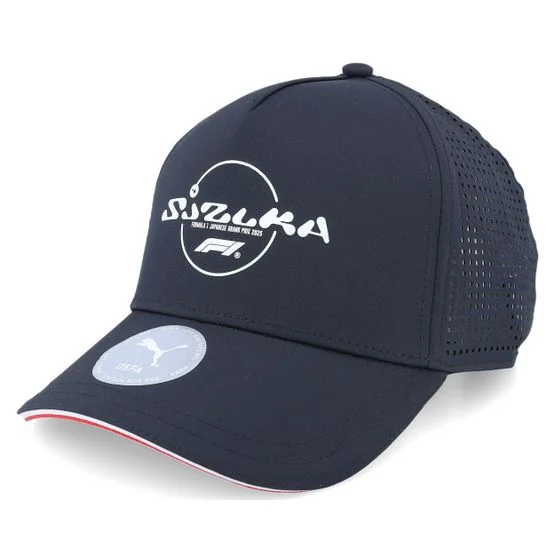 Puma - Motor Svart adjustable Caps - F1 Logo 25 Race Special Suzuka Puma Black A-Frame Adjustable @ Hatstore