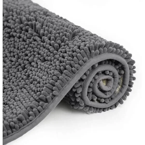 Badrumsmatta Absorberande 50*80cm Badrumsmatta Mjuk Extra Tjock Halkfri Fuktsäker Maskintvättbar