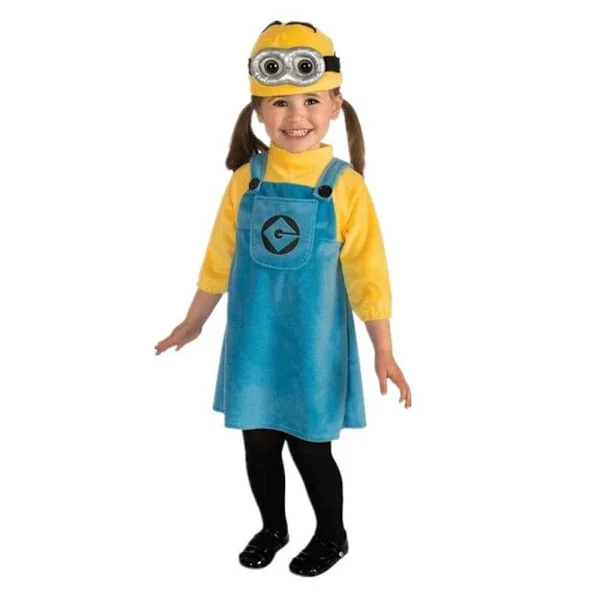 Minions-kostym för vuxna och barn, maskeradkläder, cosplay, Despicable Me, pojke och flicka Girls