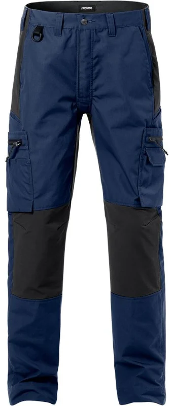 Fristads Herr Servicebyxa stretch 2700 PLW, Marinblå/Svart