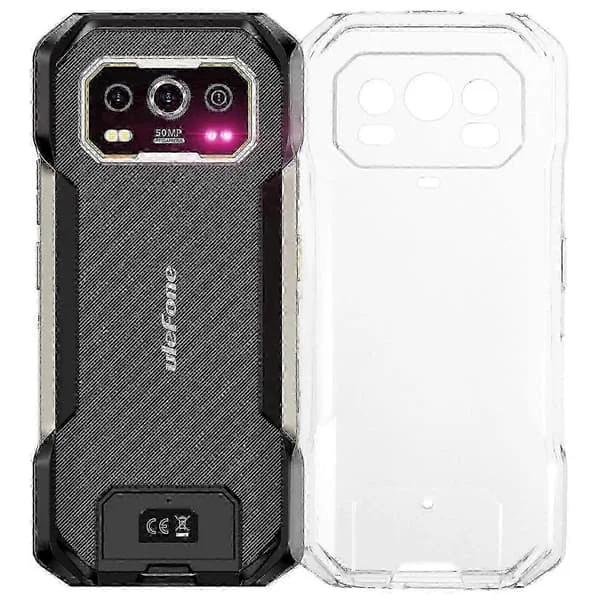 För Ulefone Armor 27T Pro Skal Mjukt TPU Fallskydd Mobilskal - Svart