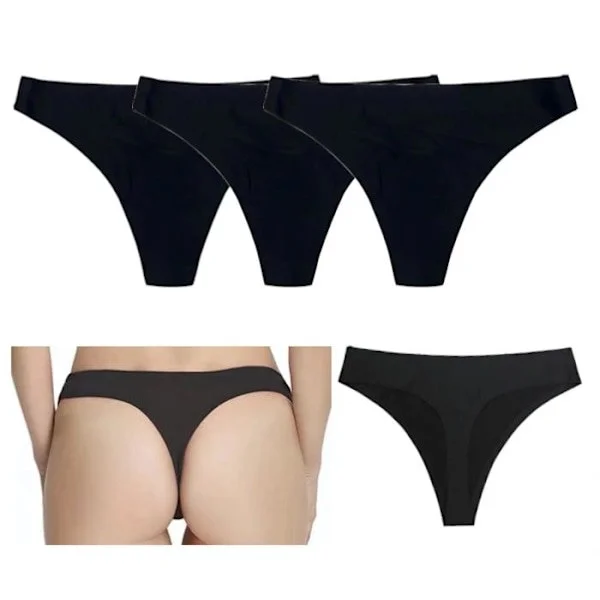 3-pack sömlösa osynliga stringtrosor - Stringtrosor - M