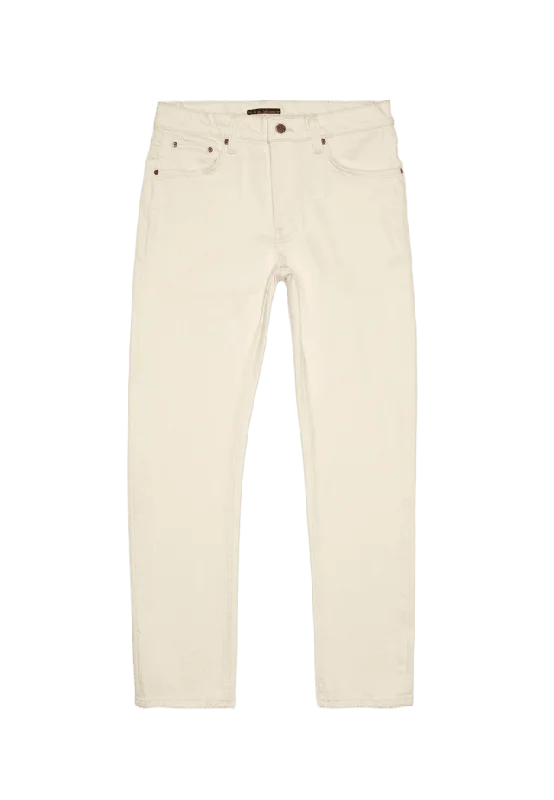 Nudie Jeans Solid Ollie Everivory Herr Vit W36/L32