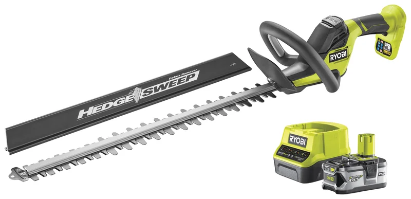 Ryobi ONE+ RY18HT55A-140 Häcksax med batteri och laddare, Trädgårdsmaskiner