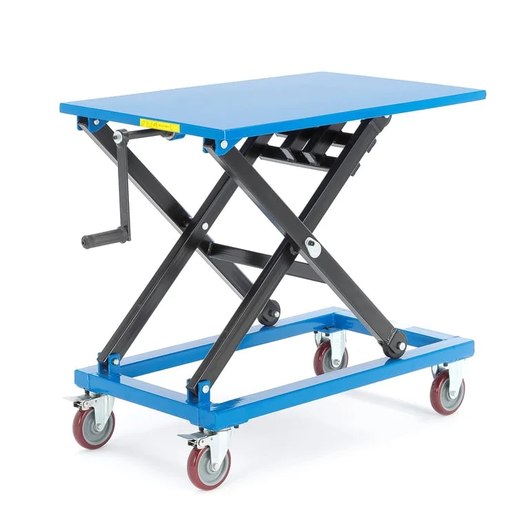 Manual lift table LASER, 300 kg load, 950x600x440-1000 mm