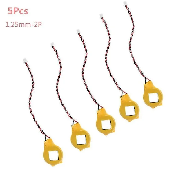 Cr2032 2032 Batteri Kabel 2-polig Laptop Moderkort Bios Cmos Batteri Med Kabel Demontera Batteri Wi