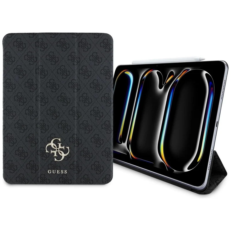 Guess GUFC11PM24PS4SGK iPad Pro 11" 2024 svart/svart Magnetisk 4G Big Logo