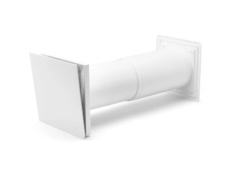 Fresh TL100DE T Friskluftsventil teleskopisk, Ø100 mm Vit, Ventilation