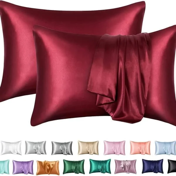 Lollanda 2-pakning sateng putetrekk - Putetrekk - Silkemyk og myk, flere fargevalg - 50 x 75 cm