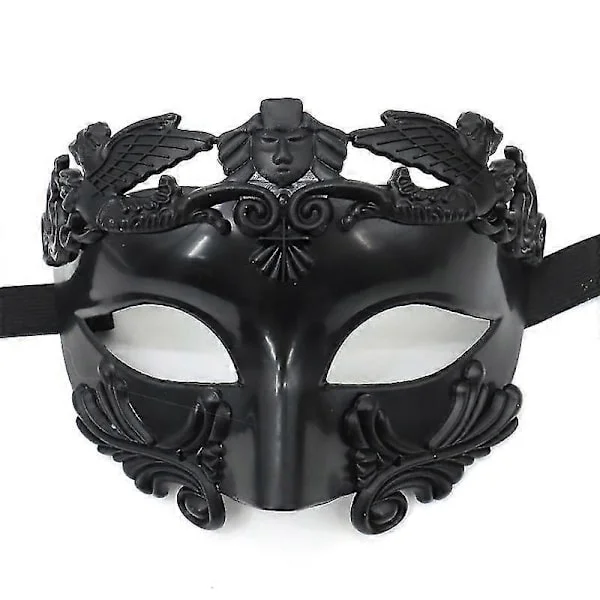 Antik grekisk spartansk krigare romersk maskeradmask män venetiansk mask bröllopsmask maskeradmask bröllopsmask burlesk maskeradfest