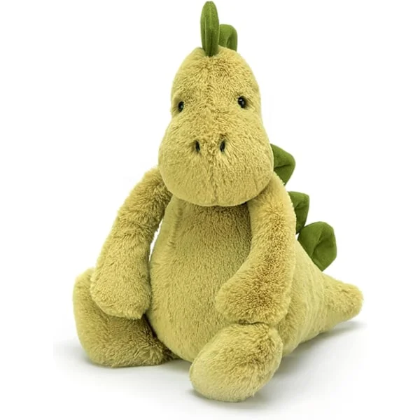 Jellycat Bashful Dino - Mjukisdjur, Medium 23 cm Dinosaurie Plyschleksak, Klassisk Gåva för Barn Medium Medium 30cm