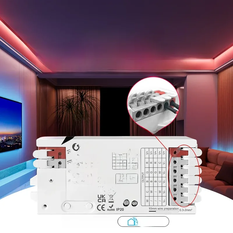AliExpress - GLEDOPTO ZigBee 3.0 Pro+ 2-in-1 / 5-in-1 LED-Streifen-Controller 20A Max RGBCCT/RGBW/RGB/CCT/Dimmer Alexa Homey APP Sprachsteuerung