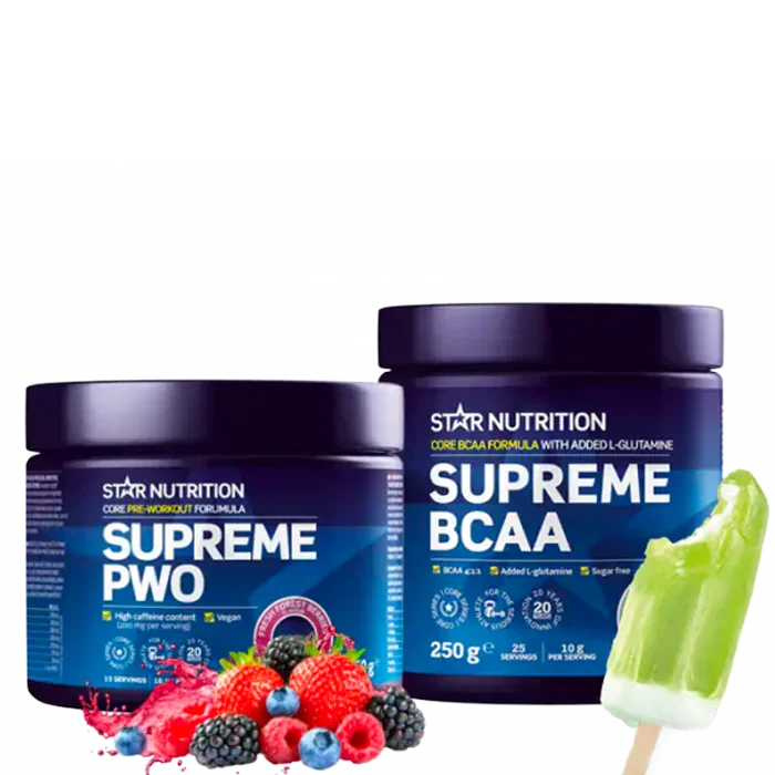 bodyman__performance Star Nutrition Pre- og Intra-workout Pakke: PWO + BCAA - Bodyman.dk