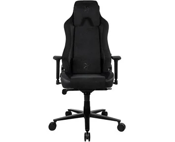 Arozzi-Vernazza Soft Fabric Vento - Pure Black-Gamingstol av høy kvalitet i mykt stoff og PU-lær-Gaming Accessories-Gamingstoler