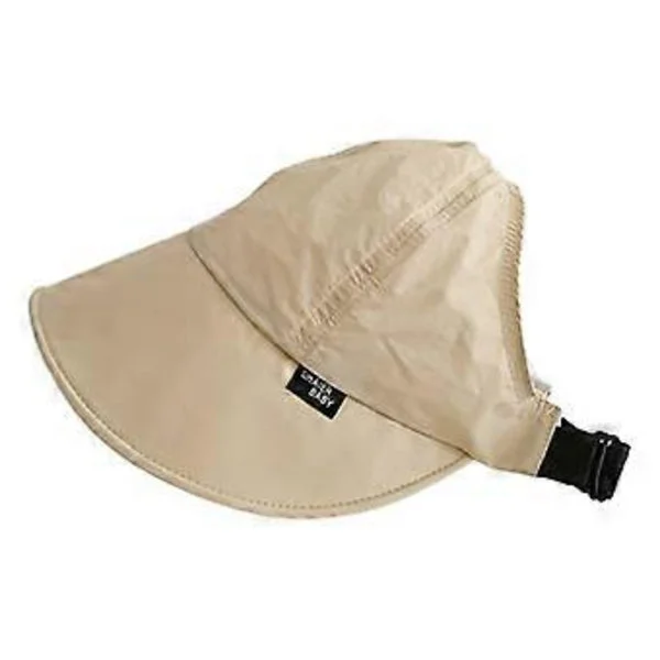 Åndbar Skygge Kasket Varm Dag Forår Hestehale Kasket Ansigtsbeskyttelse Tom Top Kasketter til Småbørn Børn Hudvenlig Udendørs Kasket Beige( Beige)