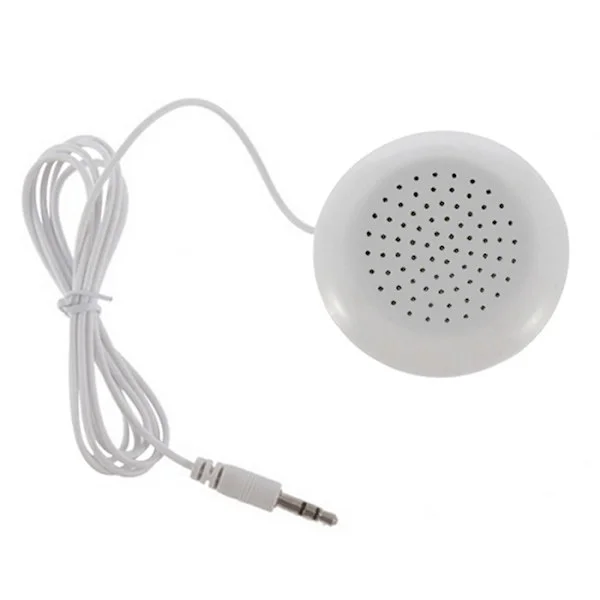 Mini Stereo Speaker, New DIY Pillow Speaker 3.5mm Mini Stereo Speaker
