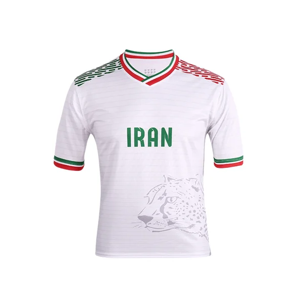 Urheilu Iran Jalkapallo T-paita – Pelipaita Tyylinen Lyhythihainen Urheilu Maajoukkue Graafinen Urheilu T-paita, L-FA-