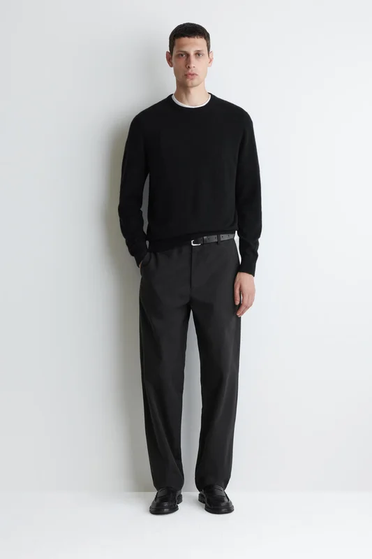 COS Pure Cashmere Jumper in Black - Men