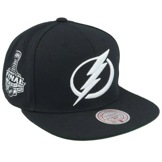 Mitchell & Ness - NHL Black snapback Czapka Z Daszkiem - Tampa Bay Lightning Top Spot Black Snapback @ Hatstore