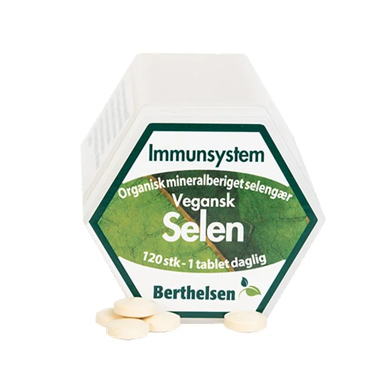 3 for 2 - Berthelsen Berthelsen Naturlig Selen 120 tabl., Helse & Madvarer, Mineraler, Selen