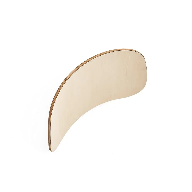 Backrest for classroom chair YNGVE, skid base, birch, size 6