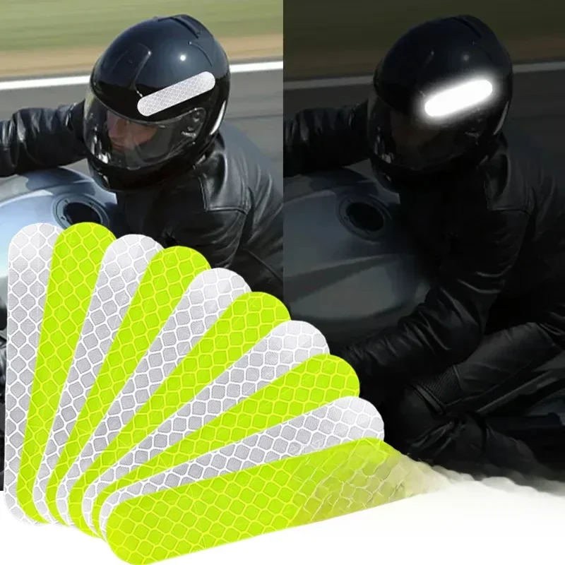 AliExpress - 10-100 stuks motorhelm waarschuwing reflecterende stickers nachtveiligheid rijden decoratieve strips sticker fiets moto auto stickers