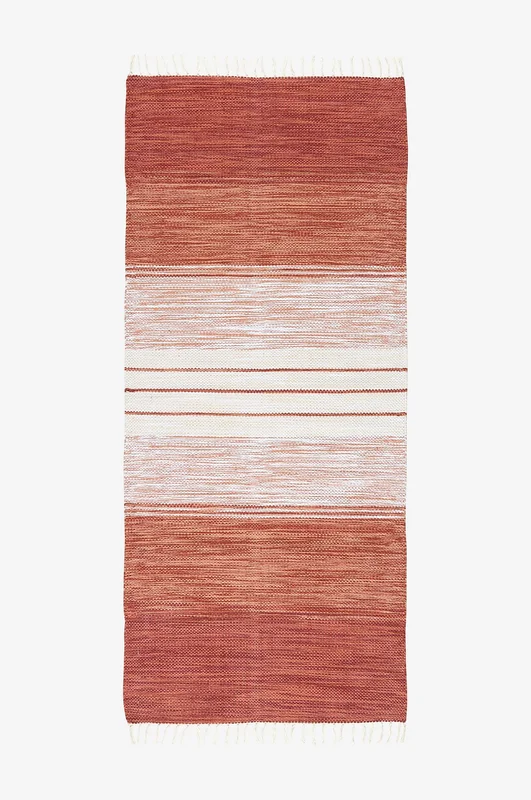 InHouse Group - Bomullsmatta LILLEBY - Orange - Slätvävda mattor - 70X240 - Från Homeroom