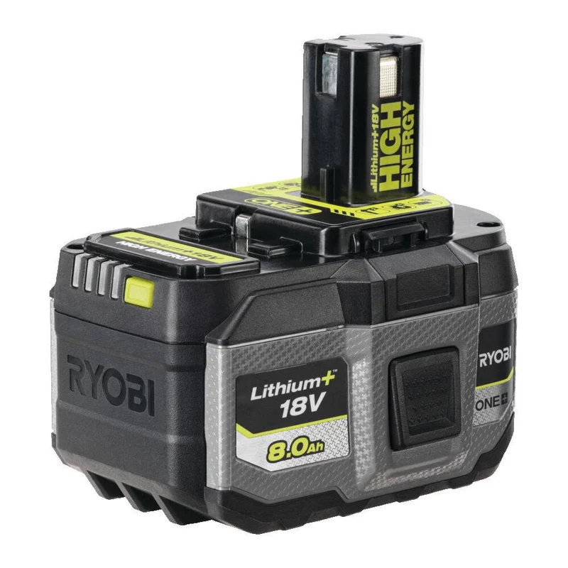 Ryobi ONE+ RB1880T Batteri 18V, 8,0 Ah, Maskintillbehör & förbrukning