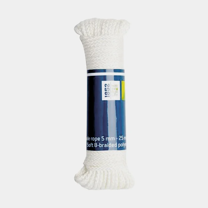 1852-Marine Flagglina Ø5mm 25m Mjuk 8-flätad Polyester