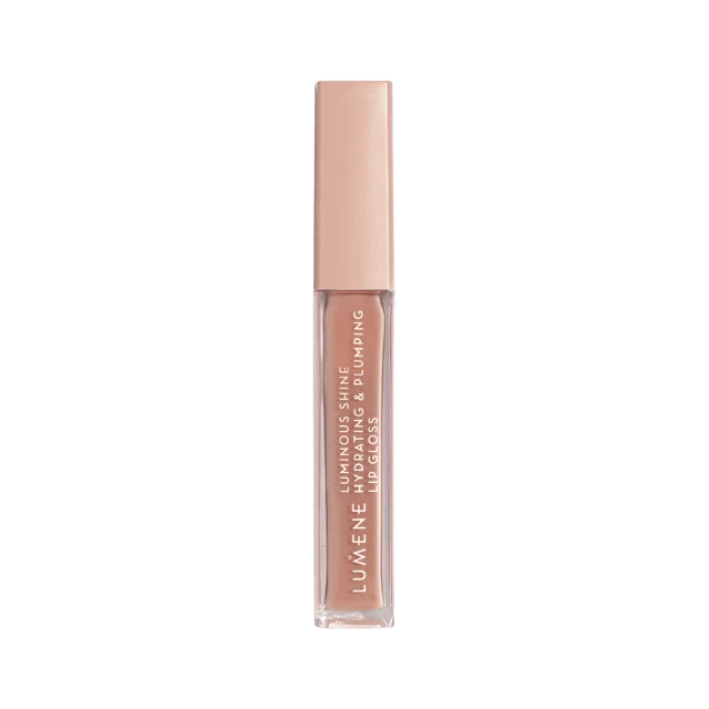 Lumene Luminous Shine Hydrating & Plumping Lip Gloss Läppglans Dam Beige 5