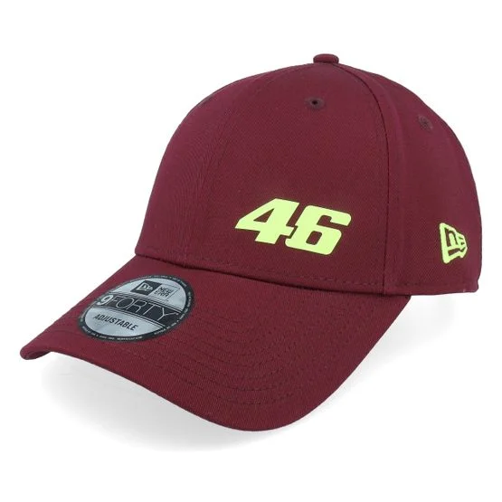 New Era - Rojo adjustable Gorra - VR46 Seasonal 9FORTY Cardinal Red Adjustable @ Hatstore