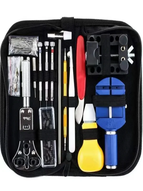 AliExpress - 147-teiliges Uhrenwerkzeug-Set, Uhrenreparaturwerkzeuge, Uhrenwerkzeug-Set aus Nylon, Uhrenwerkzeug-Set, Uhrenbox zum Öffnen, 