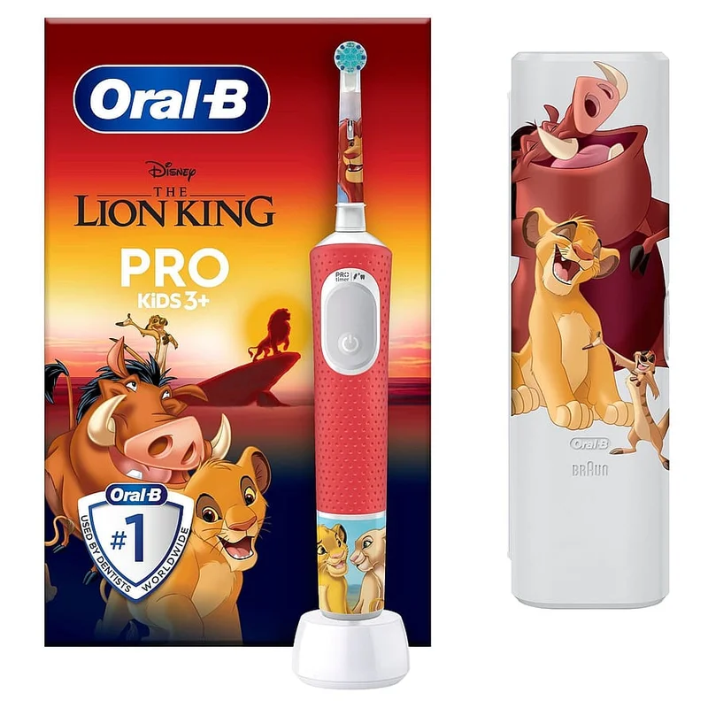 Oral-B Oral-B Pro Kids / Børn Løvernes Konge Elektrisk tandbørste Kids / Børn Pro, Medicin & Pleje, Tandbørster, El-tandbørster