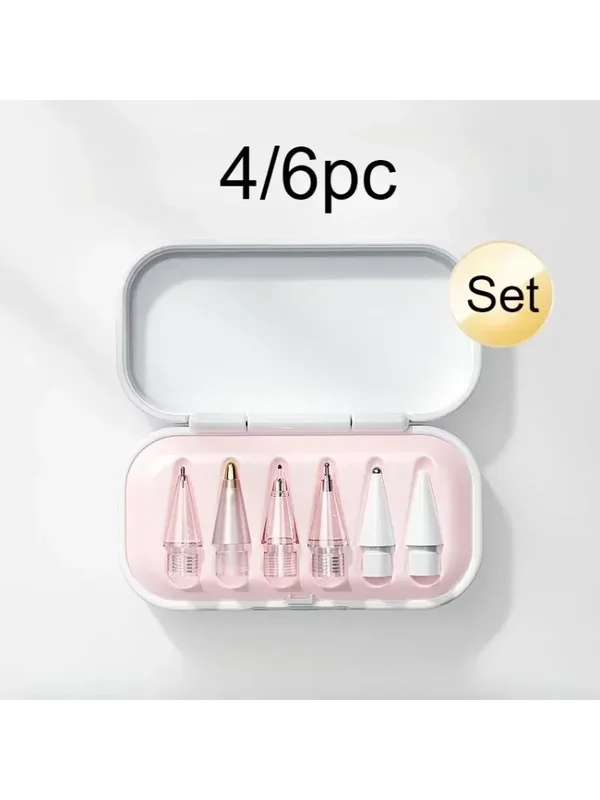 AliExpress - Embouts de crayon de remplacement pour Apple Pencil 1/2/3ème Apple Pencil Pro 4/6 pièces 2B plumes souples pour IPad Pro Pencil1/2/3 
