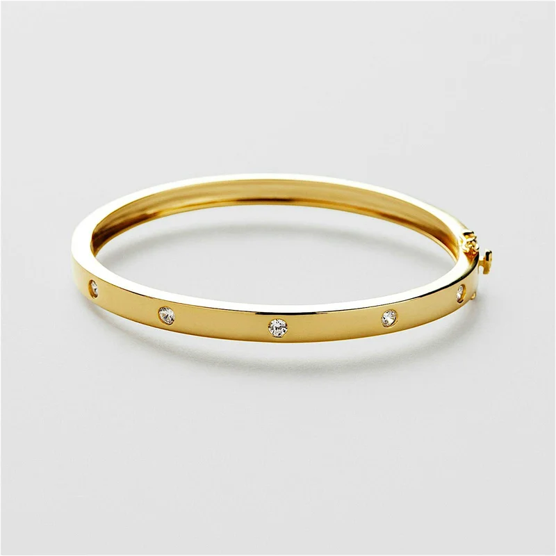 Love Bangle Armbånd - 18K GULLBELAGT STERLINGSØLV