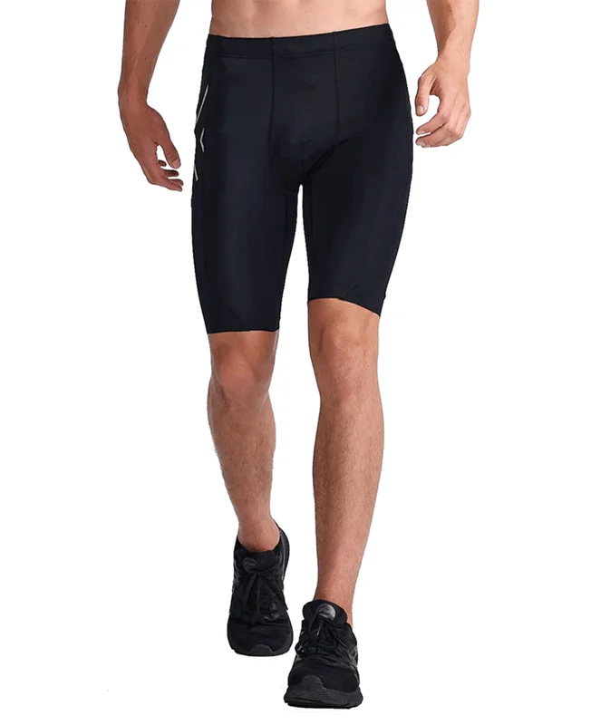 2XU Aero Mesh Compression Shorts M ́s Black / Silver Reflective